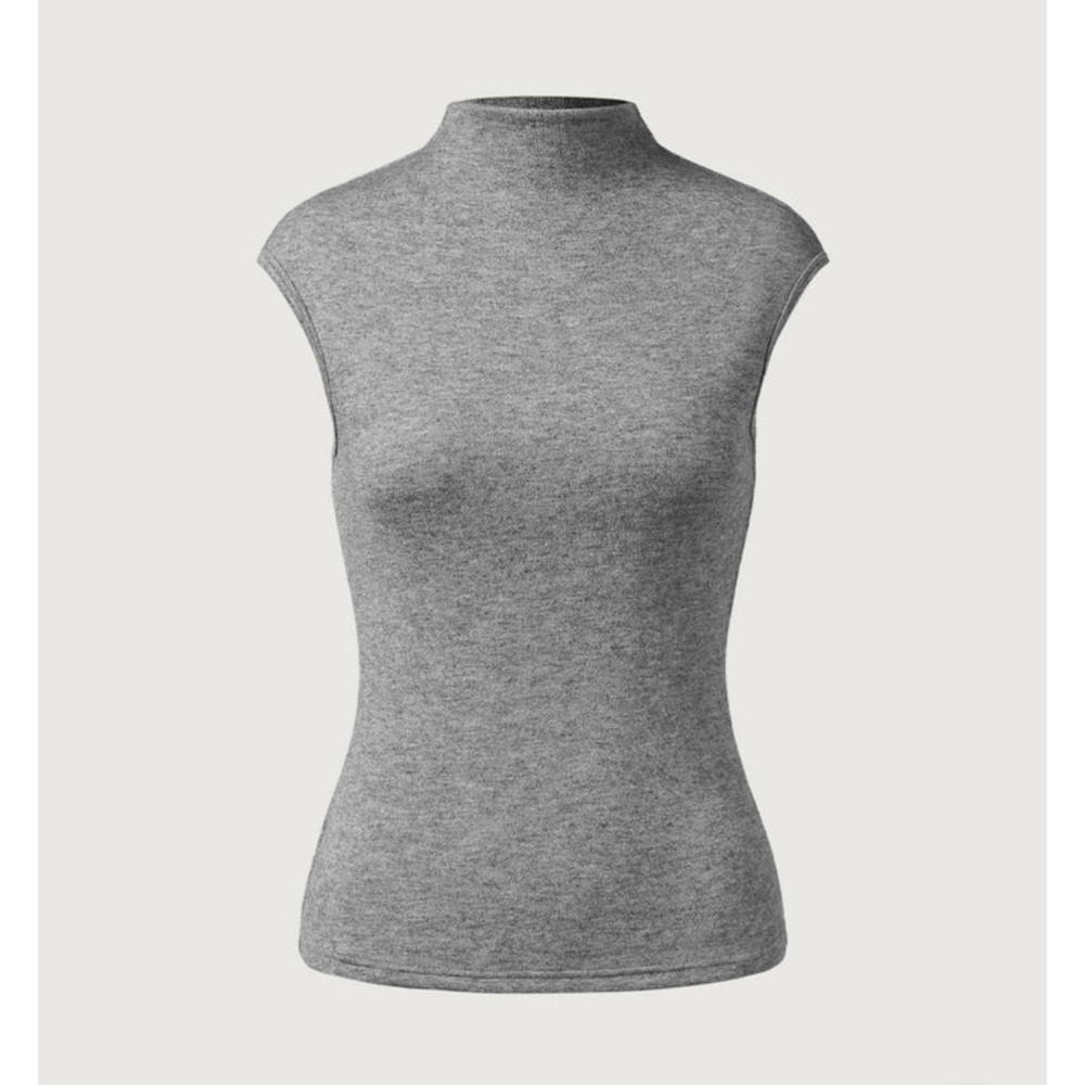 OGL Cashsoft Mockneck Cap Sleeve Tank